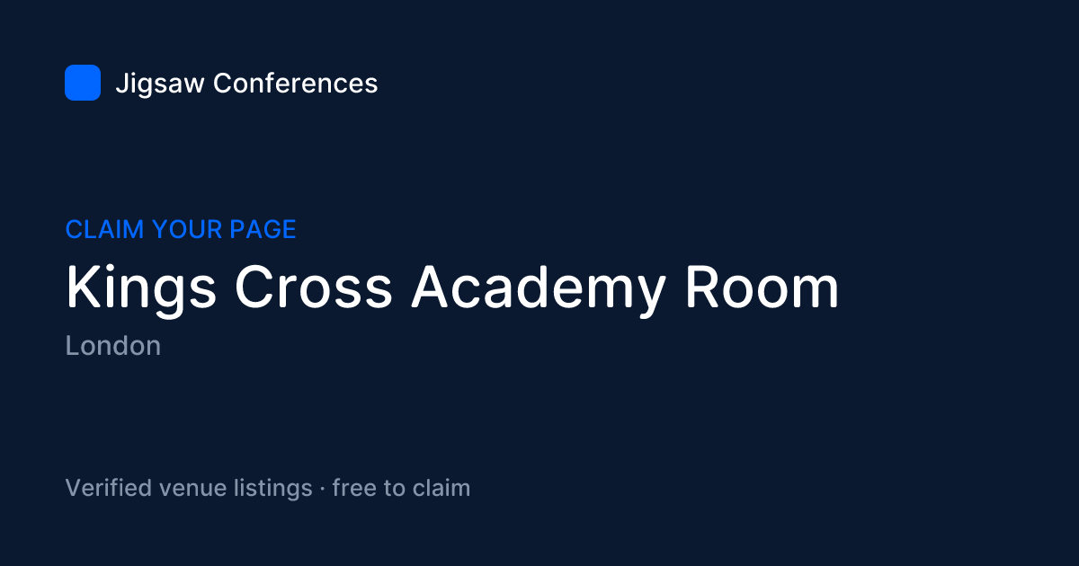 Social preview card for Kings Cross Academy Room