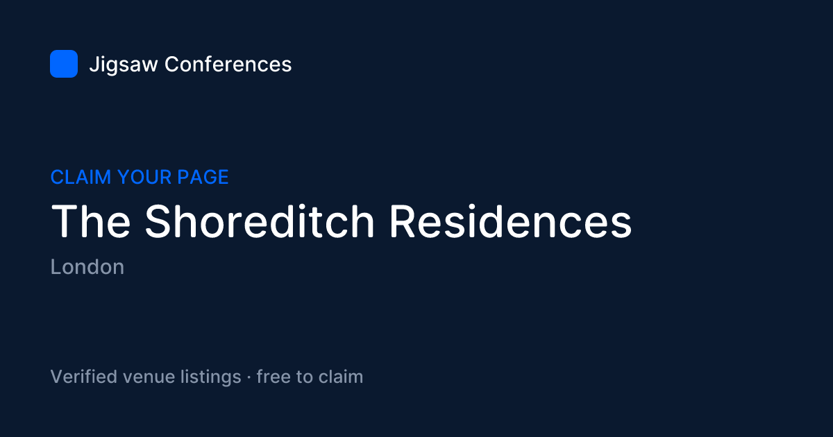 Social preview card for The Shoreditch Residences