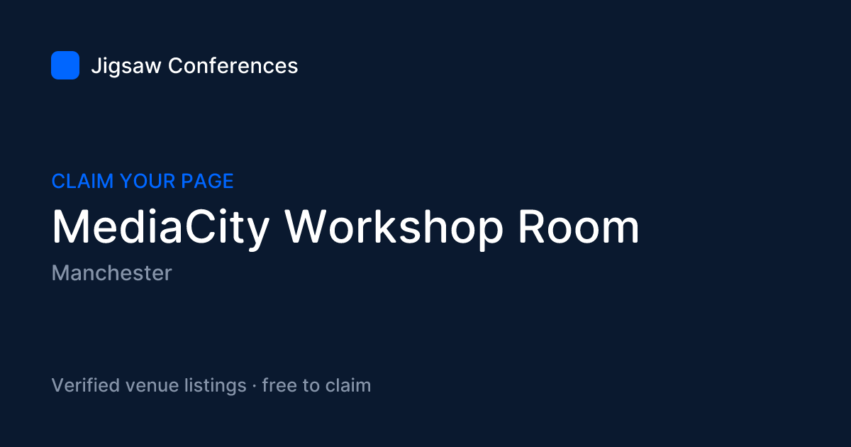 Social preview card for MediaCity Workshop Room