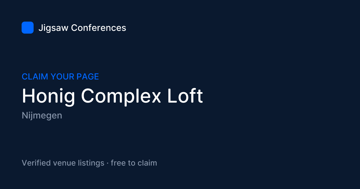 Social preview card for Honig Complex Loft