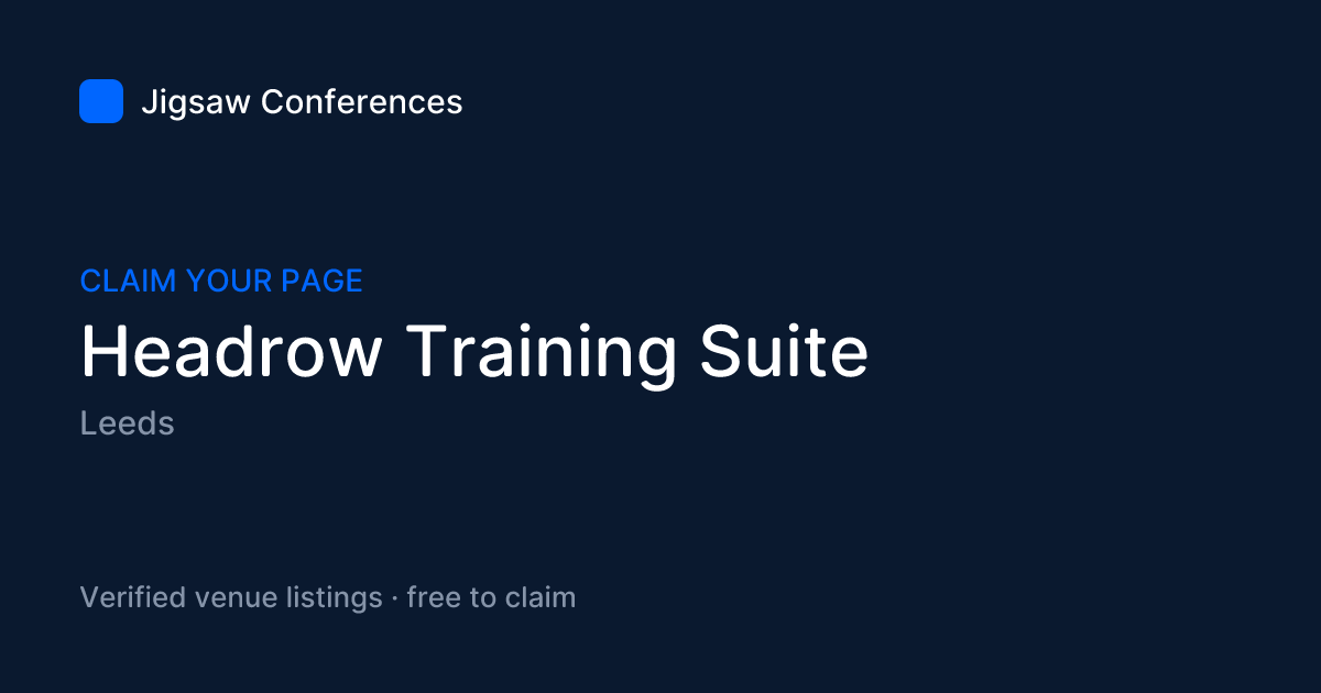 Social preview card for Headrow Training Suite