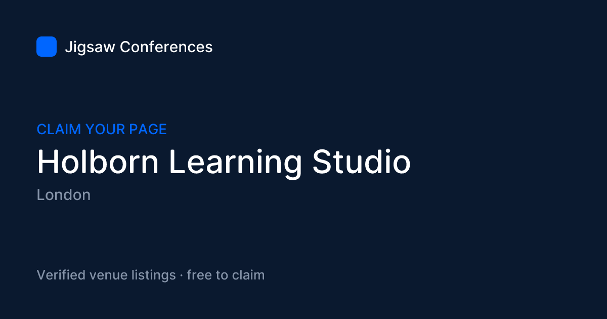 Social preview card for Holborn Learning Studio